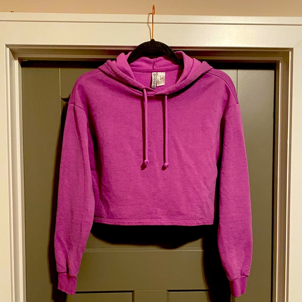 H&M crop hoodie